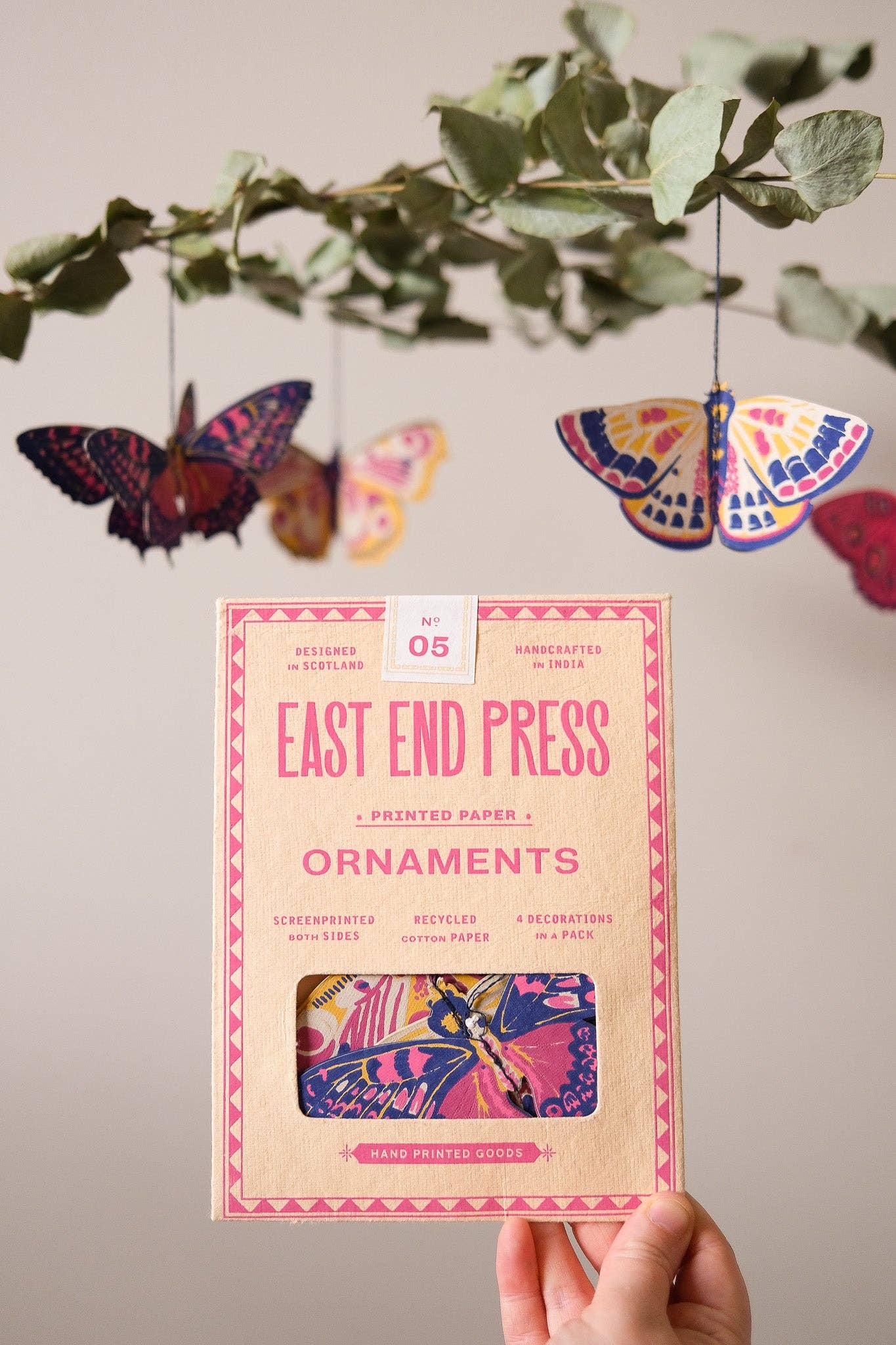 East End Press - Wholesale Ornament - Butterflies Paper Ornaments4