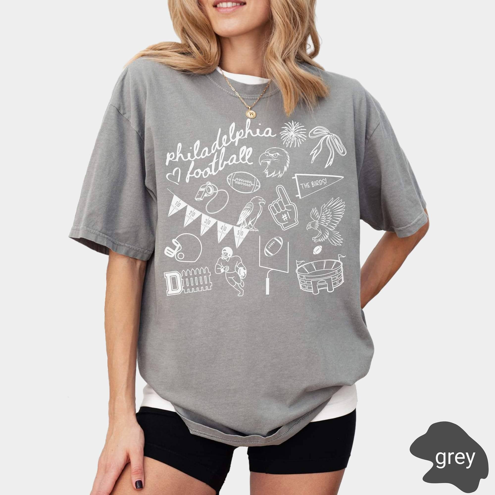 TheKingShirt - Wholesale Graphic Sweatshirt - Women's - Philadelphia Football Game Day - Trendy Gift for Philly Fan2