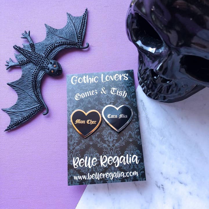 Belle's Books & Candles - Wholesale Lapel pin/button - Mon Cher Cara Mia Pins - Enamel Pin8
