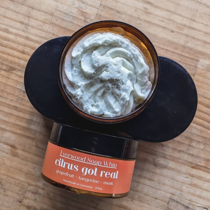 Everwood Candle Co. - Wholesale Whipped Soap - 'Citrus Got Real' Whipped Soap 200g
