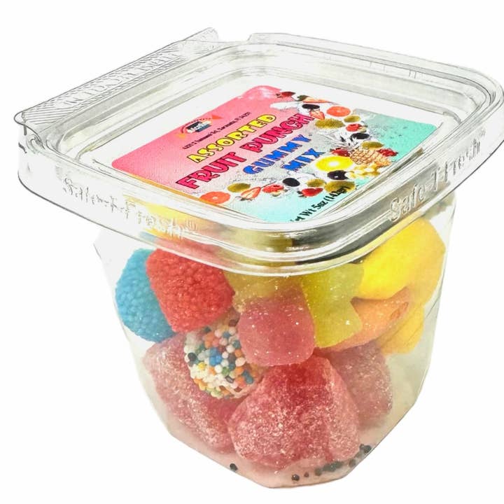 Dulcefina Chocolate and Sweets - Vente Bonbons gélifiés - Bacs Gummy Trio Tasters de 5 oz3