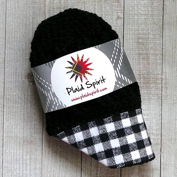 Chapéu reversível Buffalo Check para mulheres; presente, acessórios por atacado de Plaid Spirit