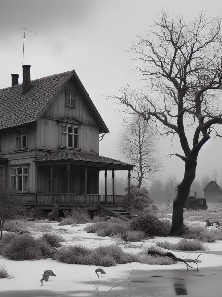 Casa Vieja Deteriorada Pintura Digital II para venta al por mayor de Keep Calm Collection