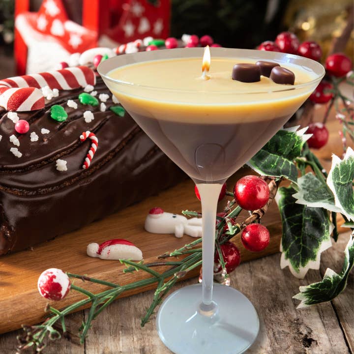 Cafe Delights Espresso Martini Scented Soy Wax Candle for wholesale by Toybox Fashions