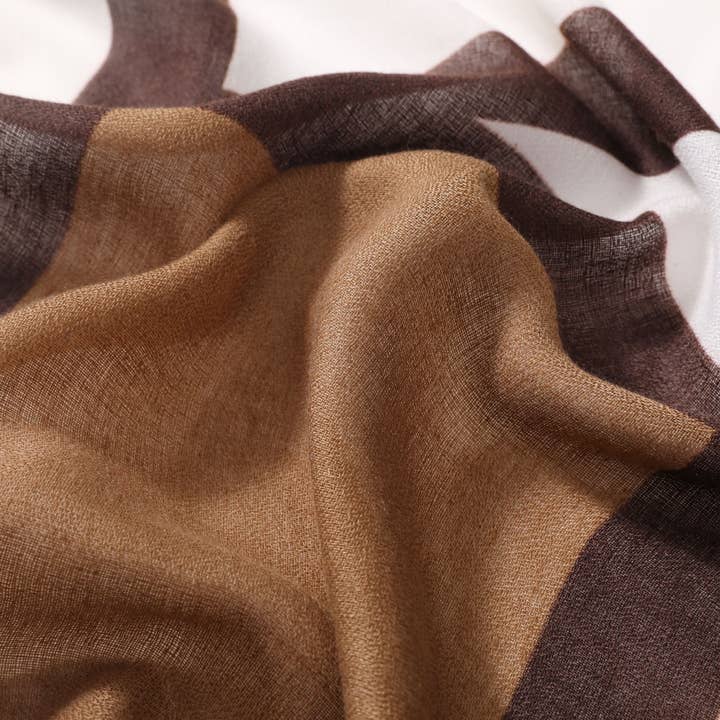 YOUZEY - Wholesale Scarf - Women's - The Kimberly - Brown3