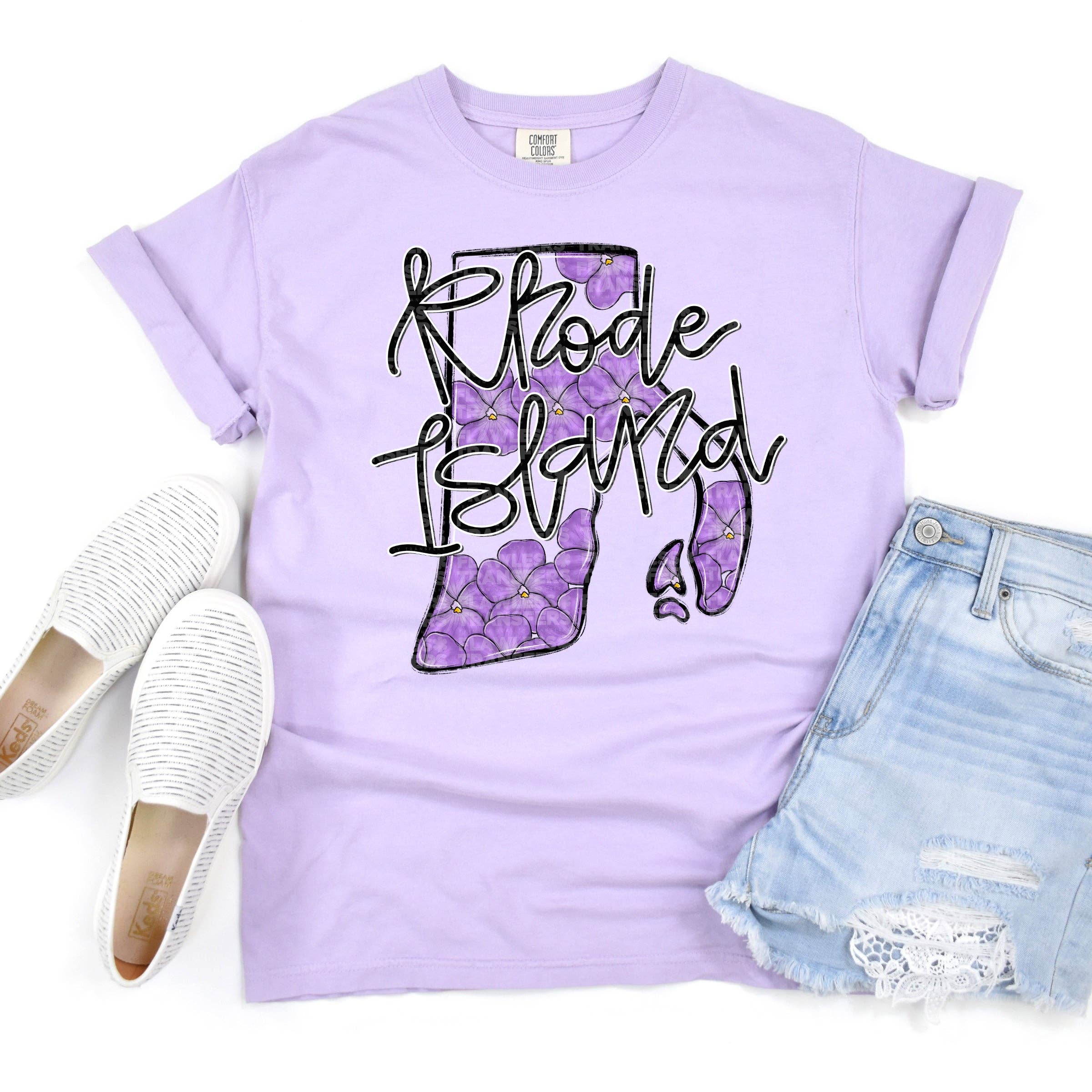 Flawless Transfers - Wholesale Sublimation Transfer - Rhode Island Whimsy States DTF Transfer0