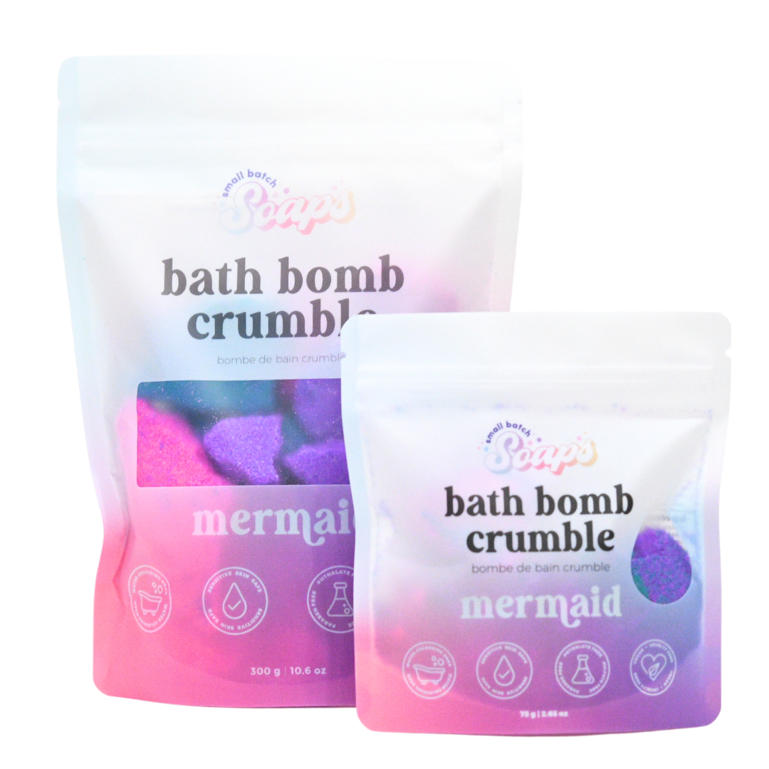 Small Batch Soaps - Wholesale Bath Bomb/Fizz - Mermaid Bath Bomb Crumble2