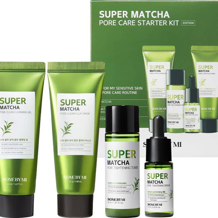 Kit iniziale per la cura dei pori SOMEBYMI Super Matcha per la vendita all'ingrosso da parte di SKEEN