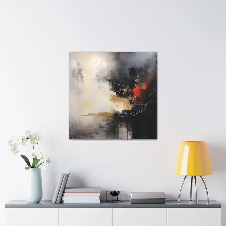 Abstract Wall Art Print #3 with Mixed Colors for wholesale by Quixotic Caverns Trading Company