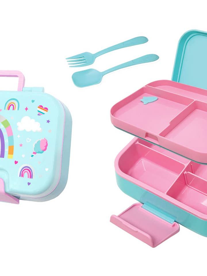 All in One Bento Box, Rainbow for wholesale by Hot Focus, Inc.