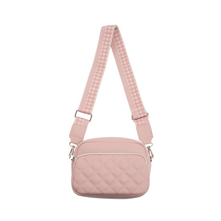 Superbia – wholesale Crossbody bag – Women's – Small Double Zipper Quilted Cross Body Shoulder Canvas Strap14