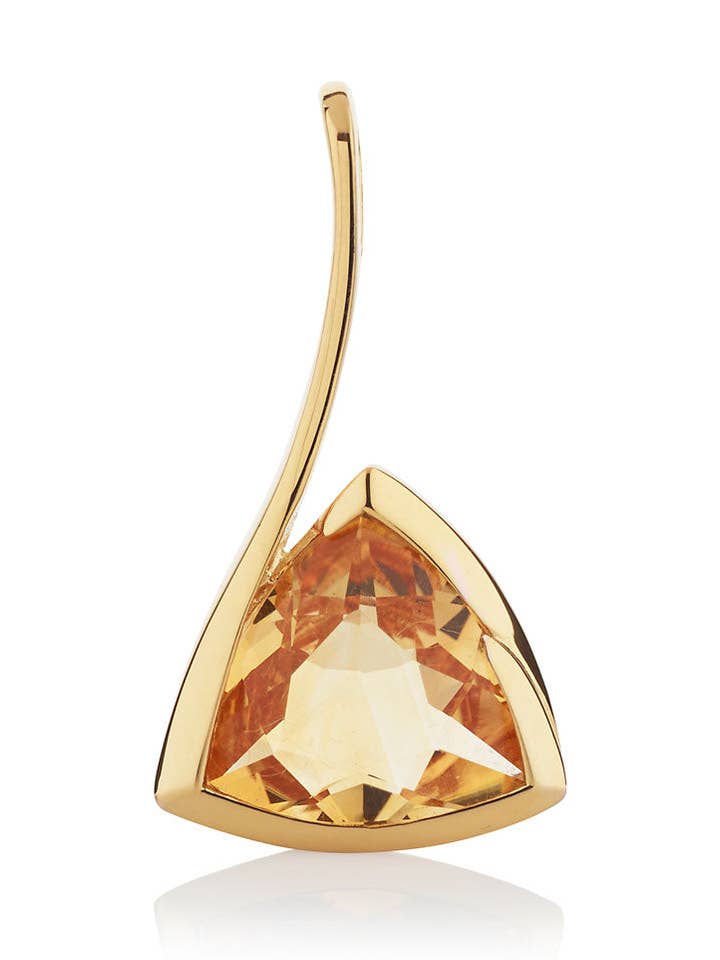 Ciondolo Amore in oro con citrino per la vendita all'ingrosso da parte di Manja