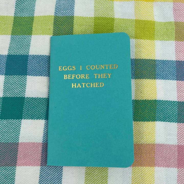 Eggs I Counted Before They Hatched Pocket Notebooks for wholesale by Scallywag Letterpress