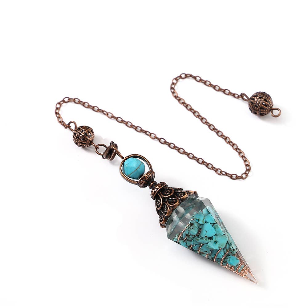 Gemcohub - Wholesale Spiritual Stone/Crystal - Hexagonal Pyramid Crystal Stone Pendulum21