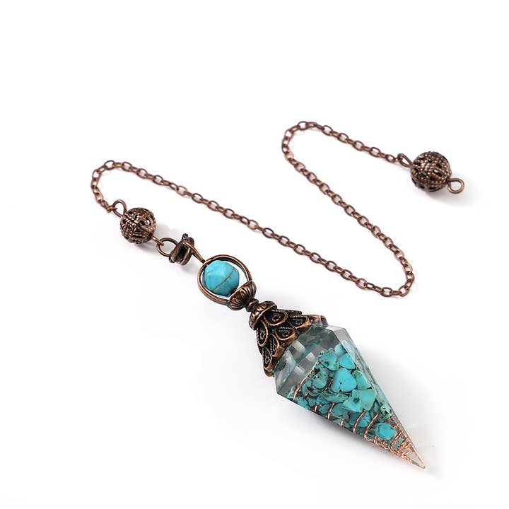 Gemcohub - Wholesale Spiritual Stone/Crystal - Hexagonal Pyramid Crystal Stone Pendulum21