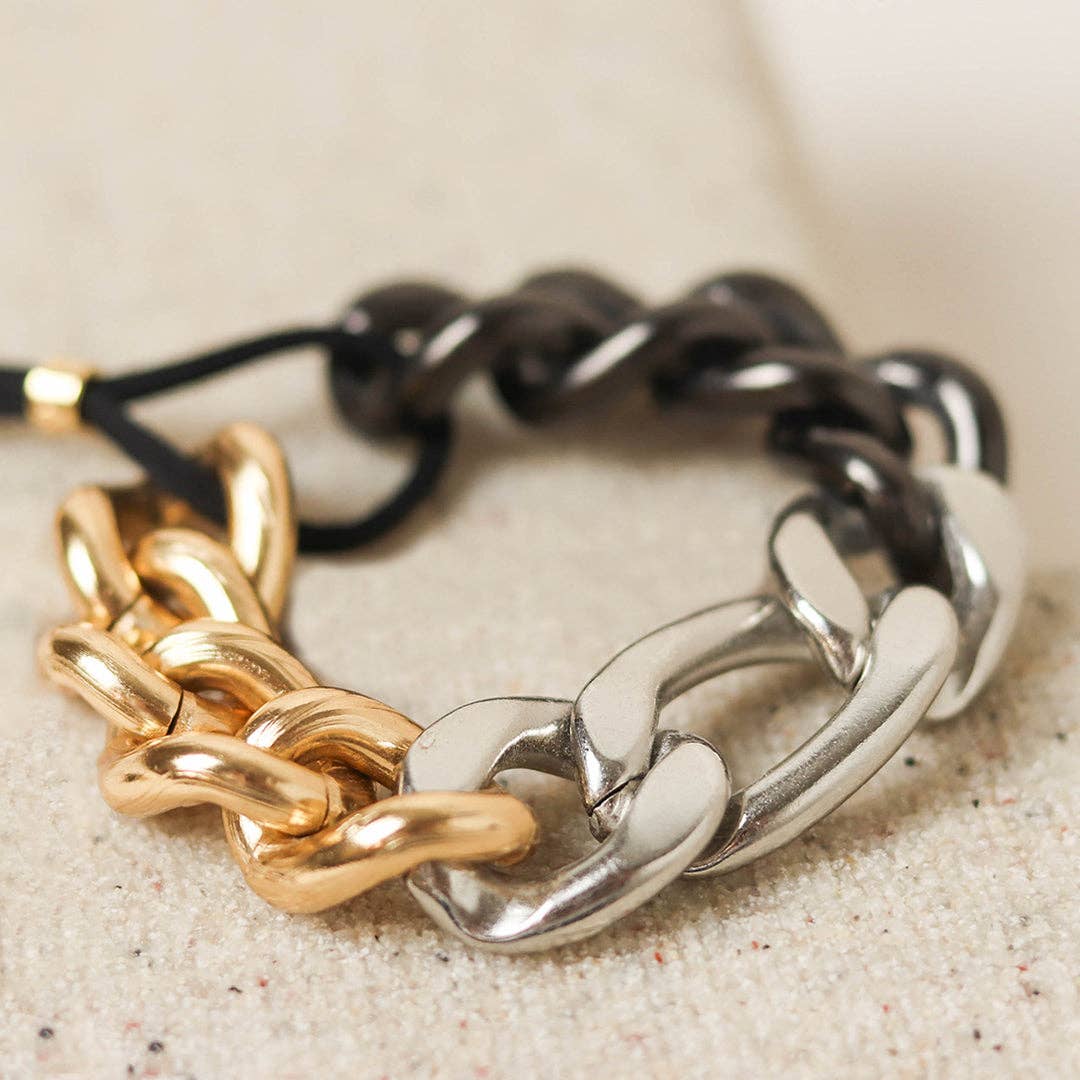 ÉMOLO - Wholesale Link & Chain Bracelet - Mixed Rocker Bracelet1