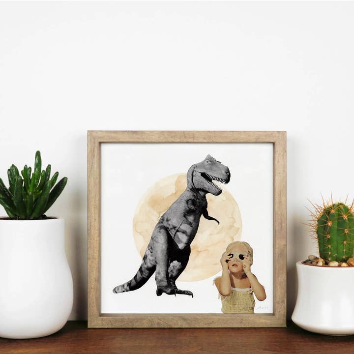 Real Creative Studio – wholesale Konsttryck – "Dinobright" 8x8 Konsttryck2