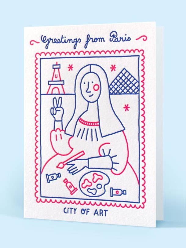 City of Art for engroshandel hos Letterpress de Paris