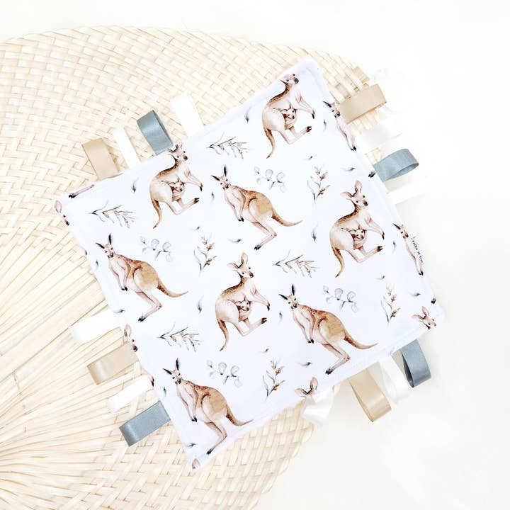 Ribbon Taggy Comforter Kangaroo for wholesale by Tribe of Five