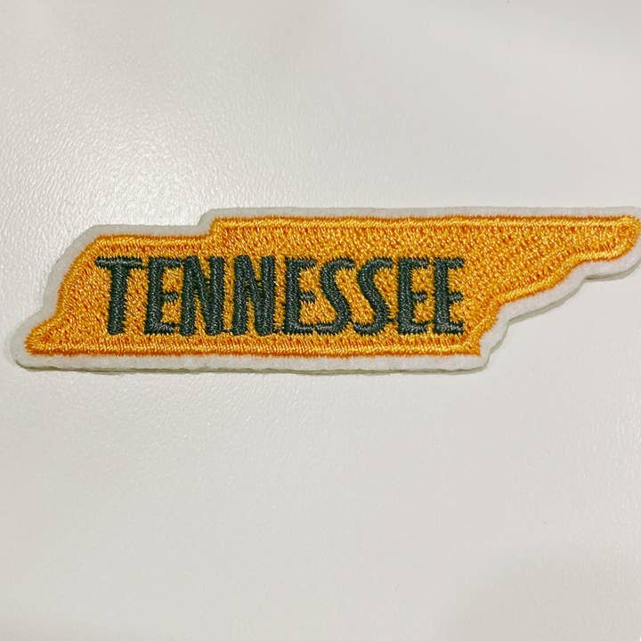 TEELUX - Wholesale Patch - 3" Tennessee - Embroidered Hat Patch
