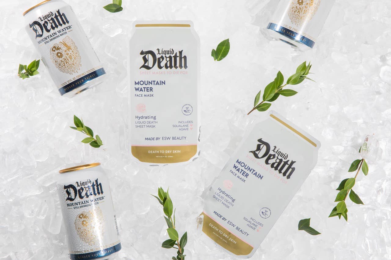 ESW Beauty - Wholesale Skincare Face Mask - Mountain Water Liquid Death Hydrating Face Mask5