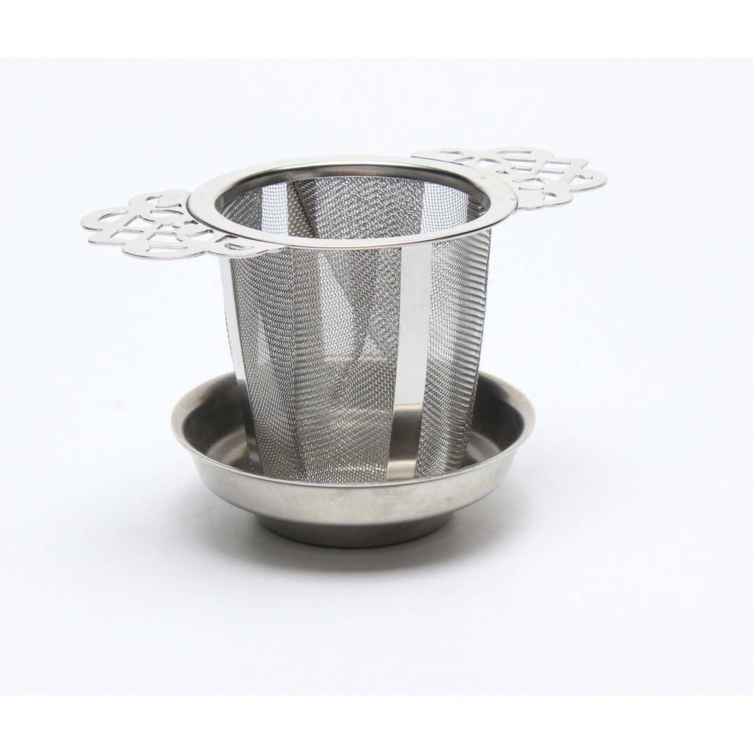 ARELO – wholesale Tesil/Infuser – ARELO Tekula i rostfritt stål med droppbricka - hög1