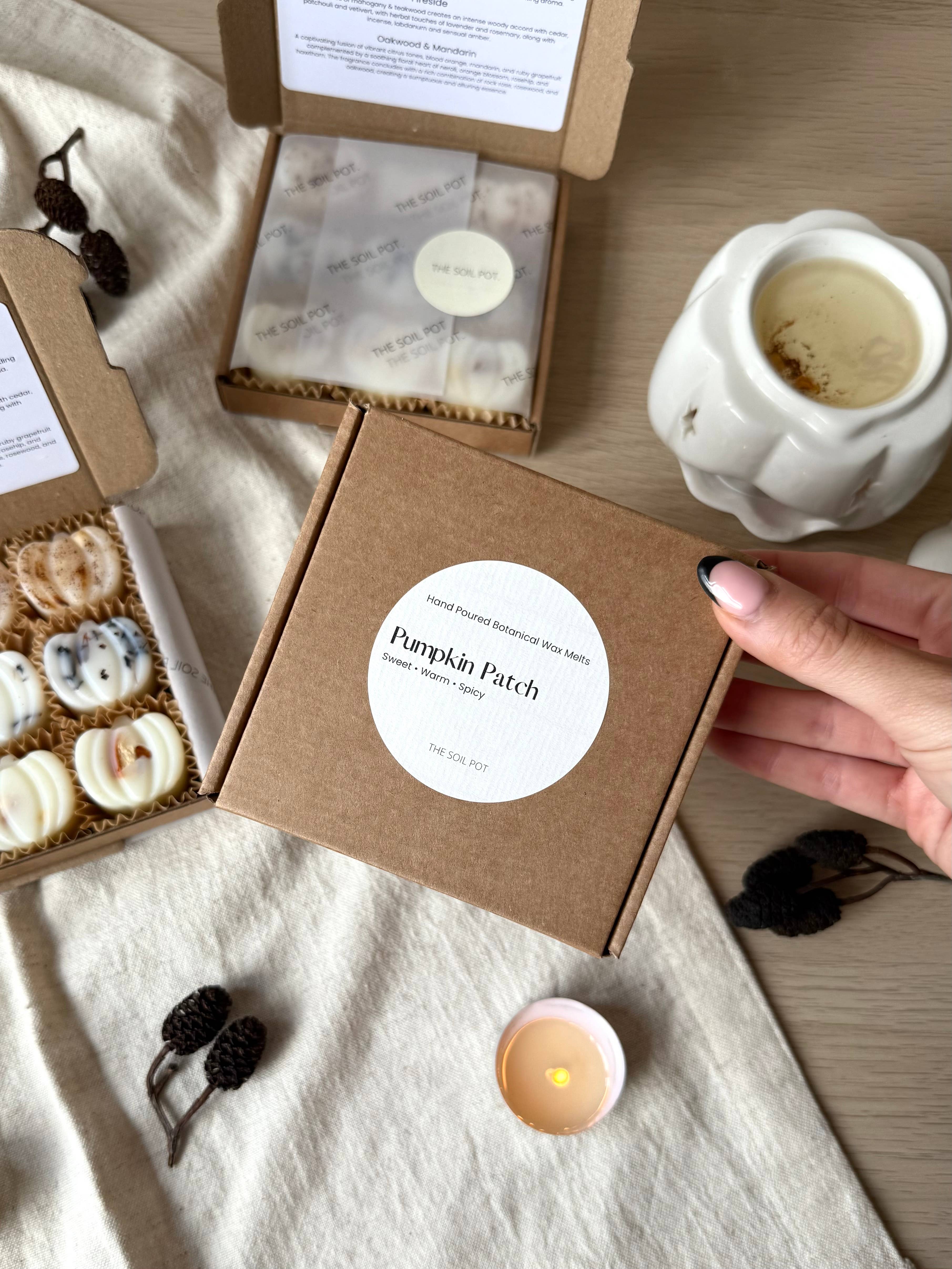 The Soil Pot – wholesale Wax melt – Pumpkin Wax Melts - autumn Wax Melts gift Box, Vegan2