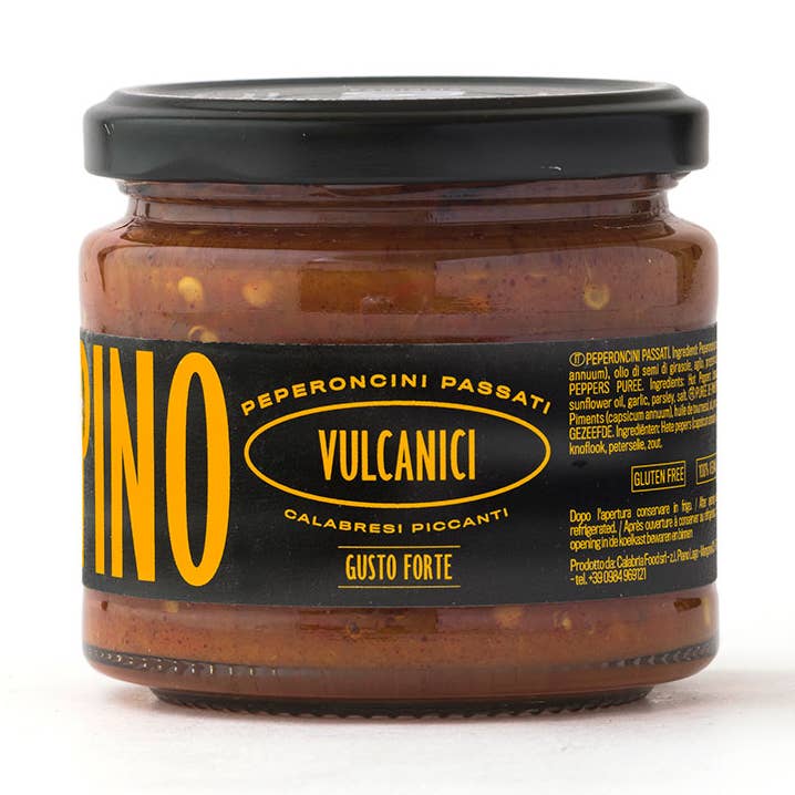 VULCANIC HOT PEPPER PASTE 190g - 100% CALABRIAN for wholesale by Famiglia Crispino