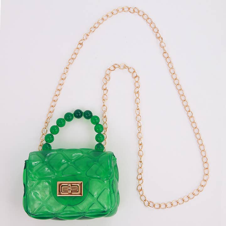 Transparente Jelly-Handtasche mit Umhängegurt für den Großhandel von Sparkle Sisters by Couture Clips