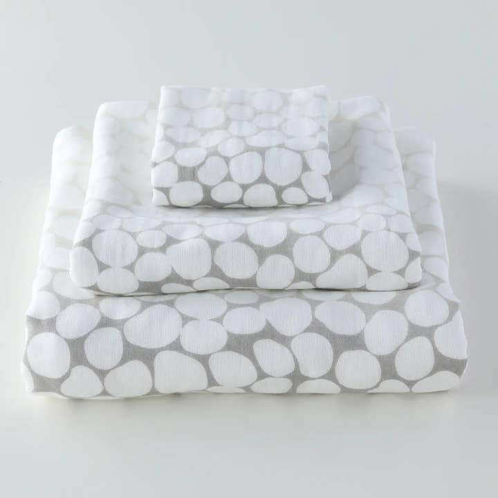 UCHINO - Wholesale Bath Towel - UCHINO Japanese Fine Pattern Towel - Stone