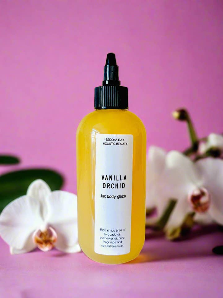 Vanilla Orchid Body Glaze for wholesale by Sedona Ray Holistic Beauty