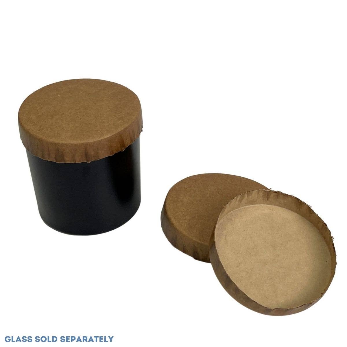 General Wax - Candle Making Supplies - Wholesale Candle Holder - Paper Candle Lid - Fits our 9.5 oz Monticiano3