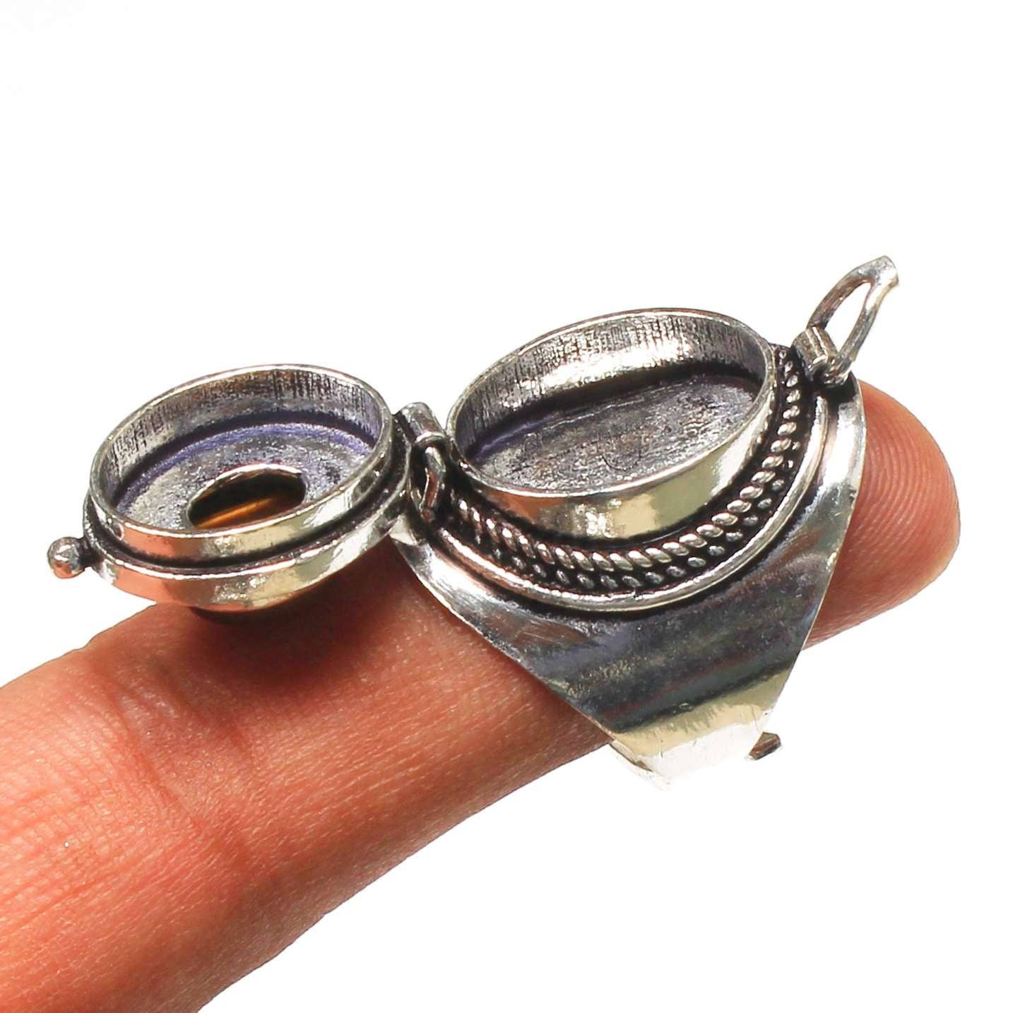 Handmade Jewels - Vendita all'ingrosso Anelli cocktail/statement - Anelli a Scomparto Placcati in Argento Fatti a Mano – Anelli Veleno con Scomparto Nascosto3