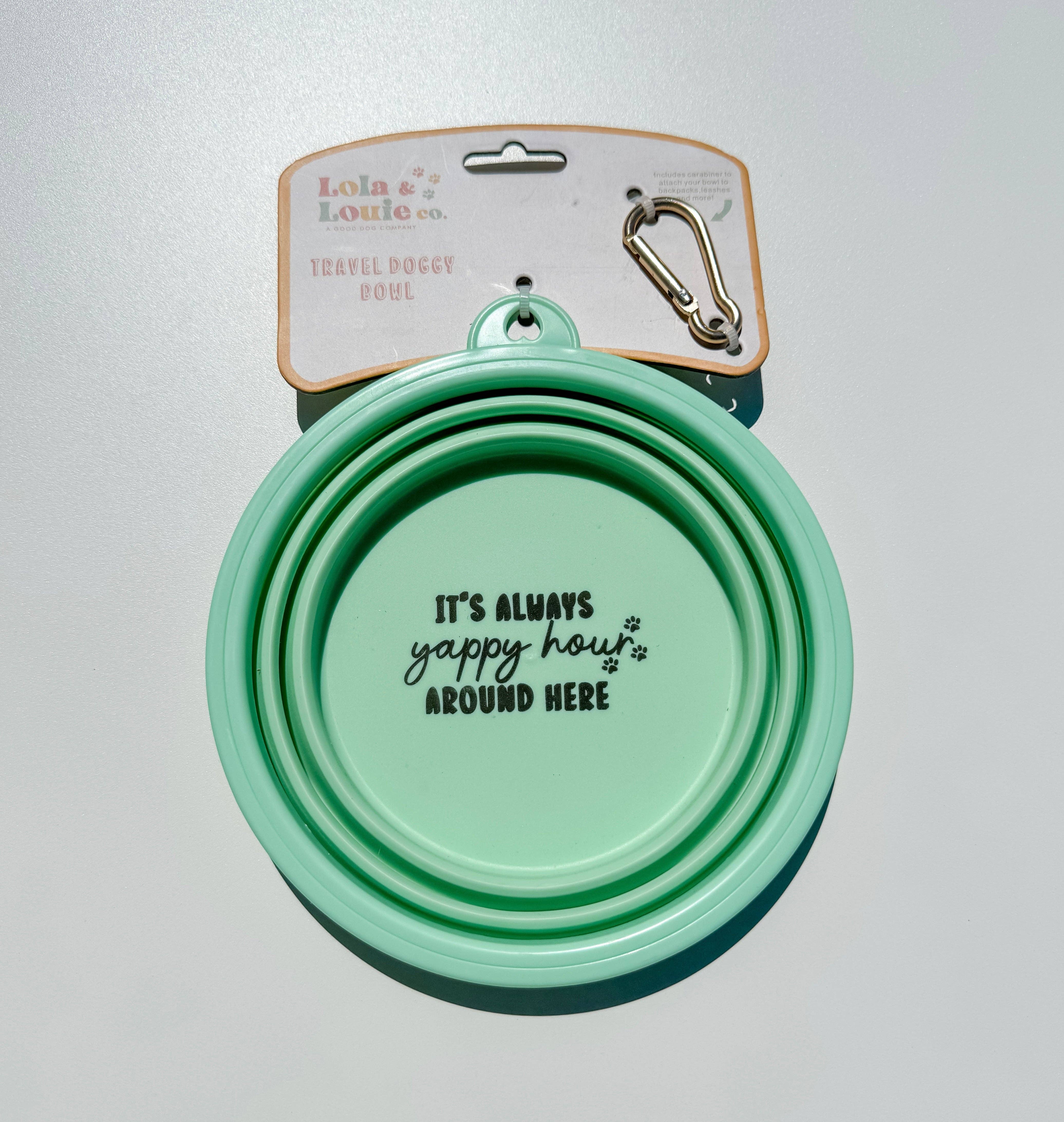 Lola & Louie co. - Wholesale Pet Bowl - Cat/Dog - Travel Doggy Bowl1