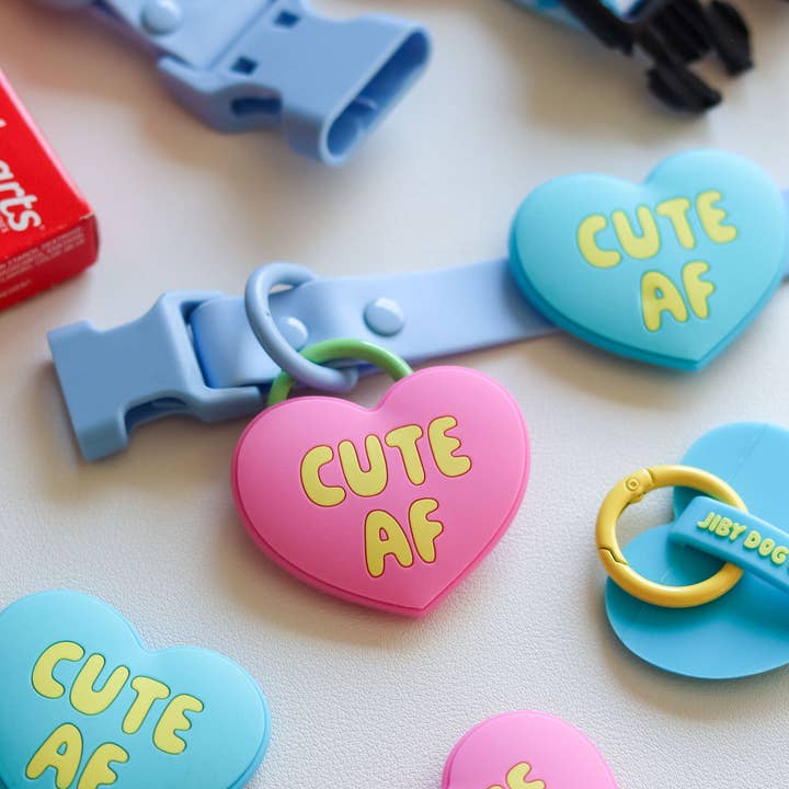 Cute AF Pink Jiby Dog Charm for wholesale on Faire1