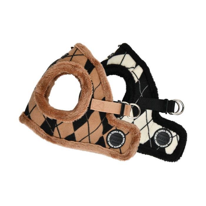 Puppia Furry Jacket Dog Harness B Shape Saver Set for wholesale by Puppia