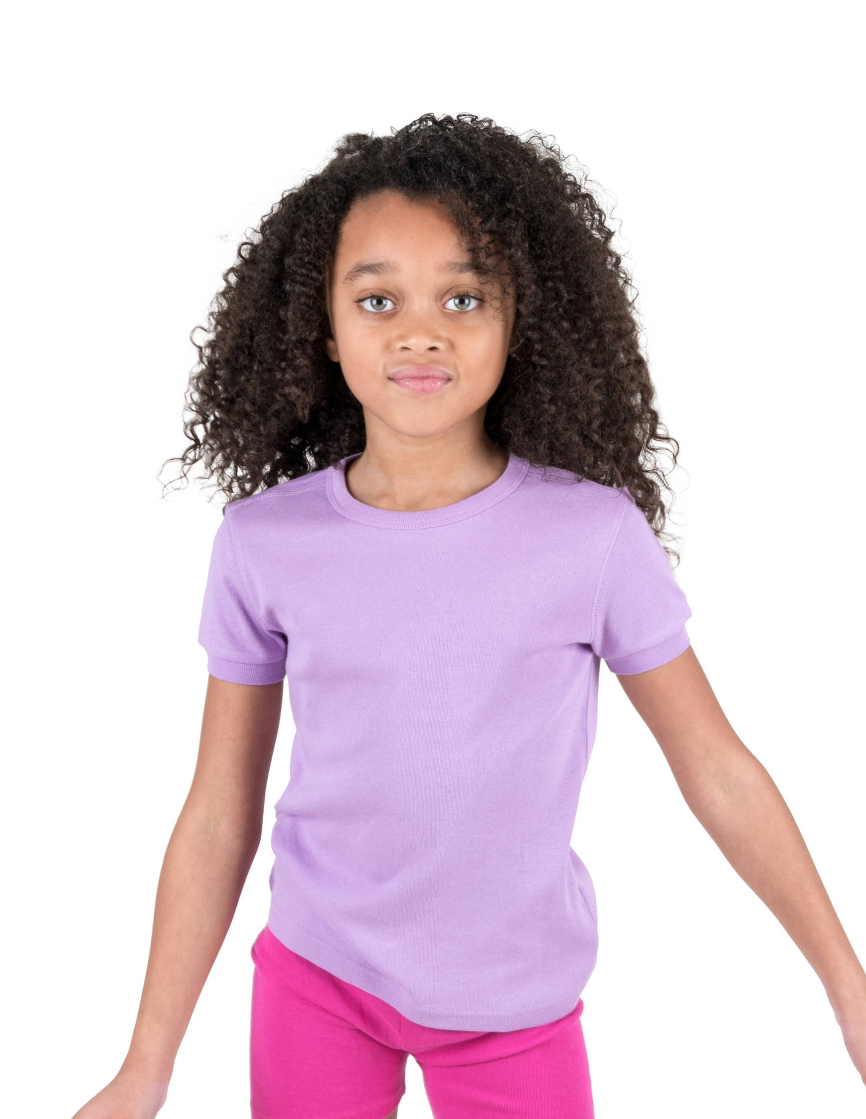 Leveret Pajamas - Venta al por mayor Camiseta - Niños - Camiseta básica de algodón de manga corta para niños para el regreso a la escuela16