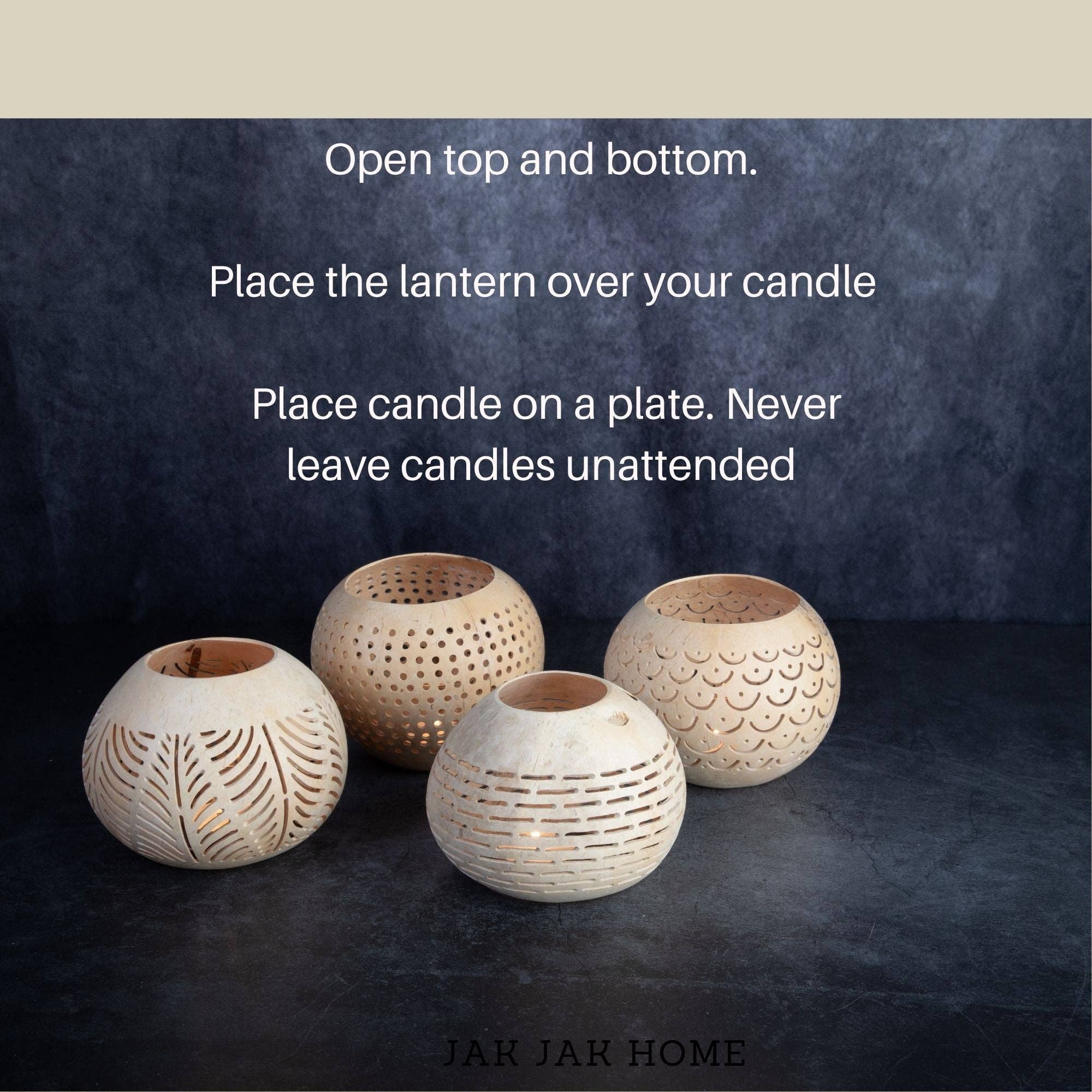 Jak Jak Home – wholesale Lantern – Ambient Pattern Candle Lantern6