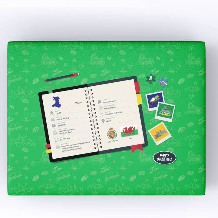 Very Puzzled - Vente Puzzle – enfant - Puzzle carte du Pays de Galles2