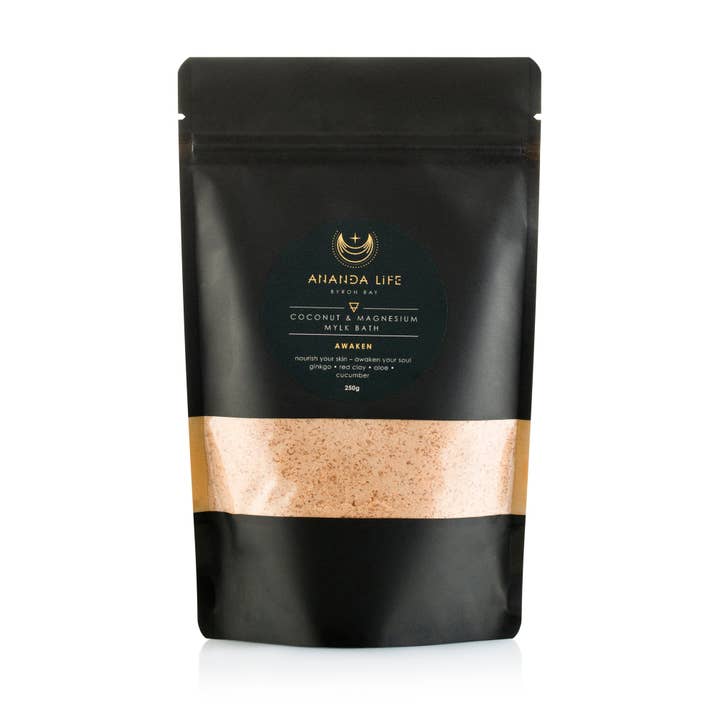 Coconut and magnesium mylk bath - AWAKEN for wholesale by Ananda Life