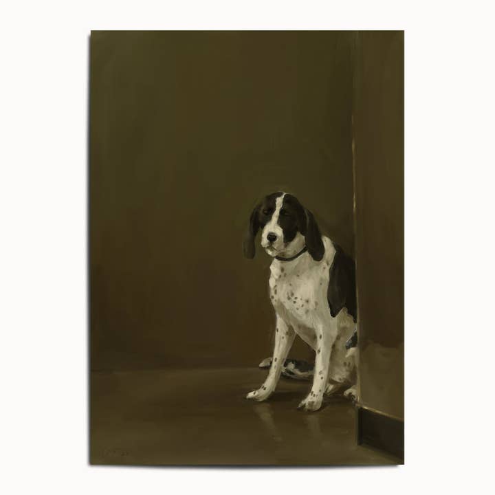 The Ugly Cat Studio - Wholesale Art Print - Milanese Restaurant Dog Art Print1