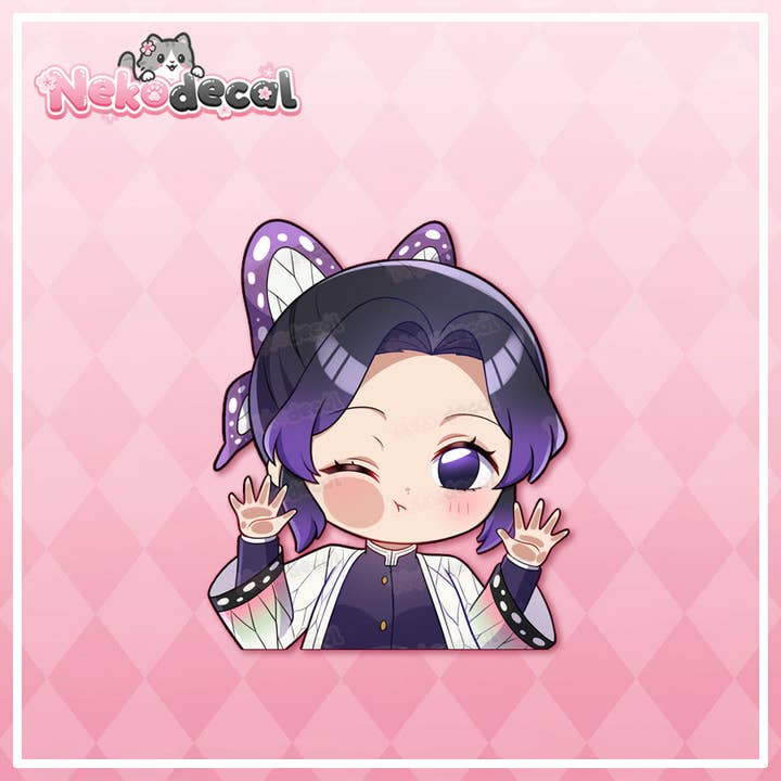 Nekodecal - Wholesale Sticker - Pressed Chibi Peekers3