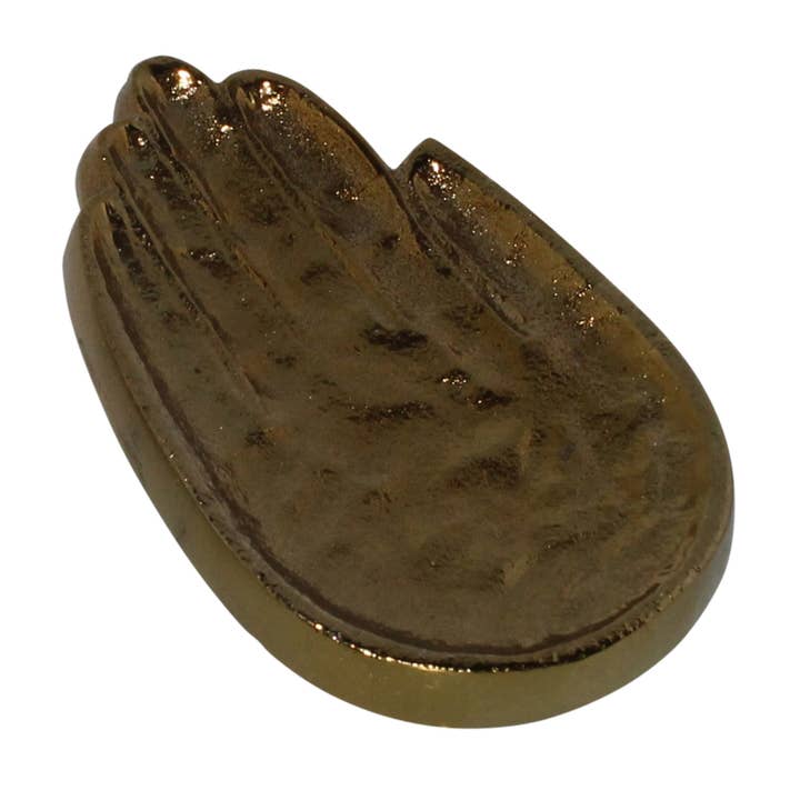 Bandeja de mano abierta, latón - latón para venta al por mayor de HomArt