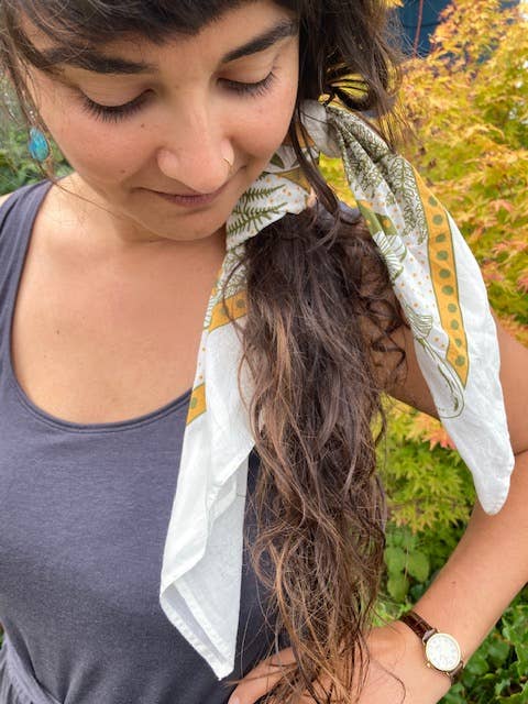 Pen+Pine - Wholesale Bandana - Women's - Mushroom + Ferns Bandana5