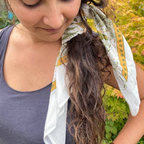 Pen+Pine - Wholesale Bandana - Women's - Mushroom + Ferns Bandana5