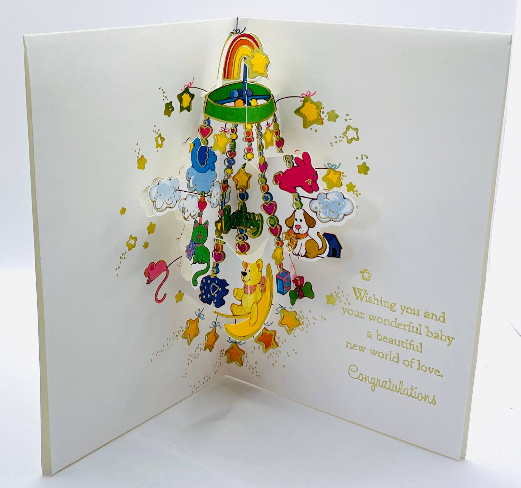 DICKENS INC. - Vendita all'ingrosso Biglietto di auguri per la nascita - Biglietto pop-up per bambini | DKN | SM | PG332