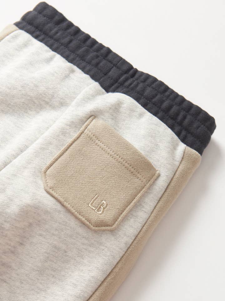 Little Bipsy - Wholesale Lounge Sweatpants/Joggers - Kids - Side Stripe Jogger - Stone Grey5