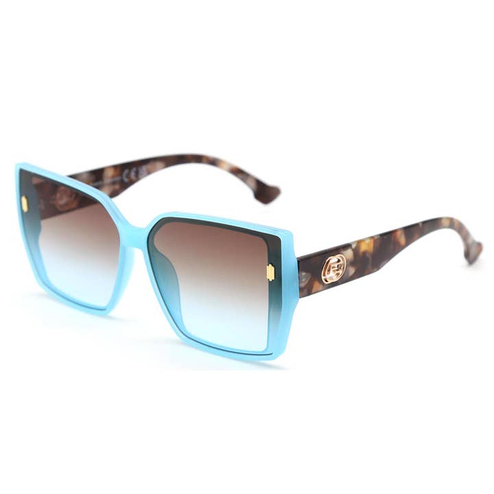 Dynasol Eyewear – wholesale Solglasögon - Dam – Klassiska fjärilsformade fyrkantiga solglasögon i plast