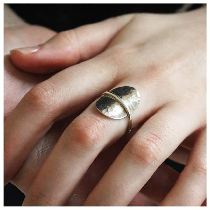 The Warrior Ring Silver for wholesale by Imogen Rose Jewellery