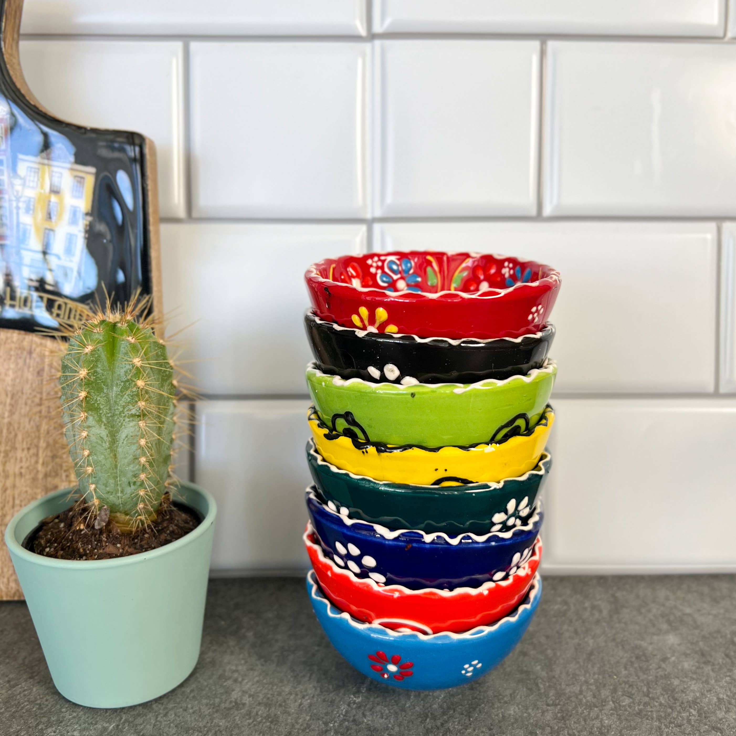 Umays Boho - Wholesale Bowl - Handpainted Ceramic Bowls, Small Tapas Bowls, Trinket Dishes4